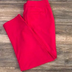 Peter Nygard Hot Pink Ankle Pants, Gently Worn, Good Quality, Size 16